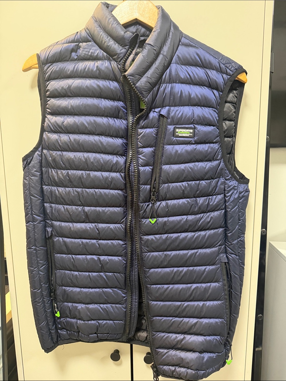 Superdry core down Navy Puffer Vest